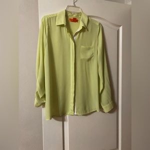 Joe Fresh light green Size M long sleeves